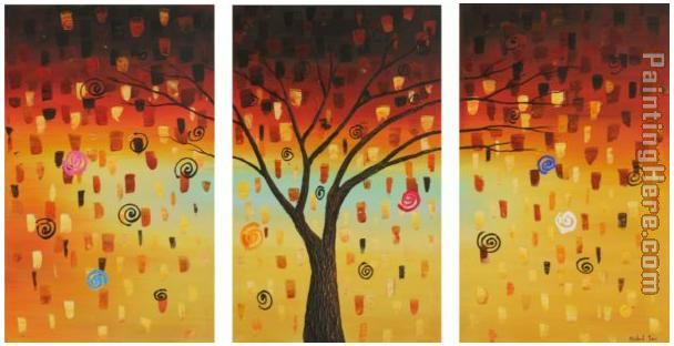 landscape Tree's Dreams Stretched Canvas Painting landscape Tree's Dreams Stretched Canvas Painting